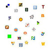 Social Bookmarking Application Logos (various)