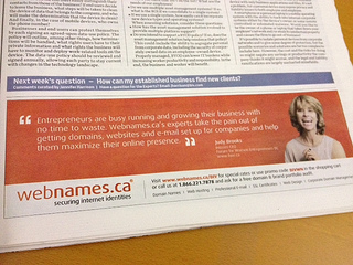 Webnames BIV ad Sept 2012 Judy Brooks