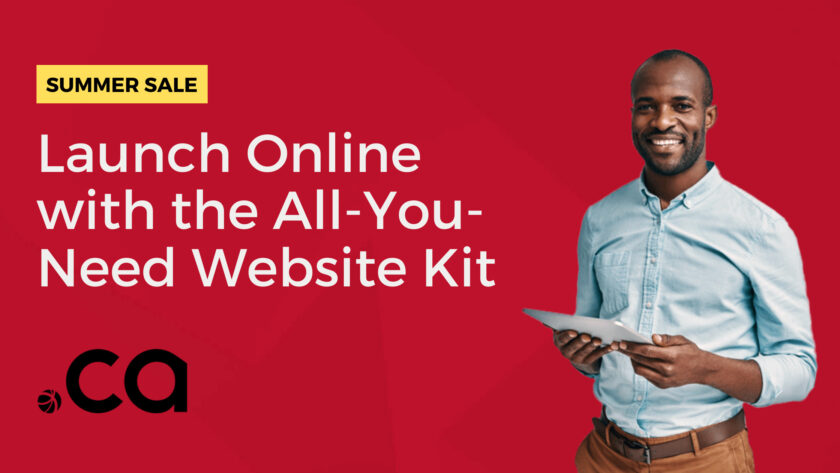 All you need website kit from Webnames - Summer Sale