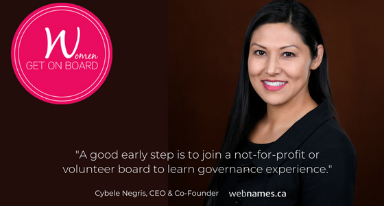 Cybele Negris Discusses Her Corporate Board Journey with Women Get on Board