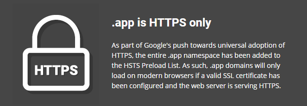 app is https only