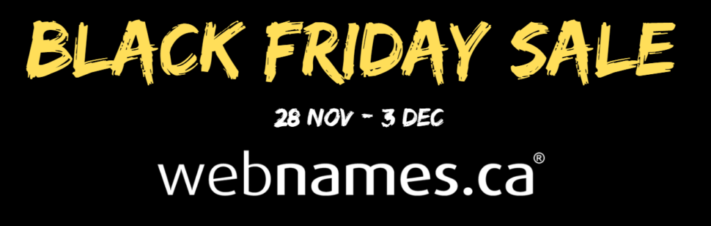 BlackFriday domain name sale